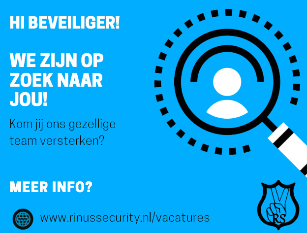 Hi beveiliger en/of horecaportier! Kom jij ons team versterken? - Rinus Security BV